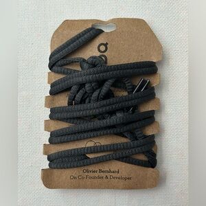 New On Running replacement shoe laces dark gray